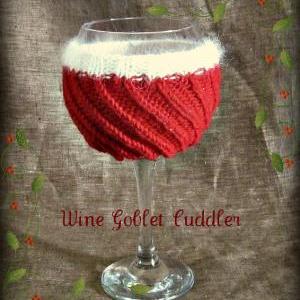 Wine Goblet Instant Download PDF Kn..