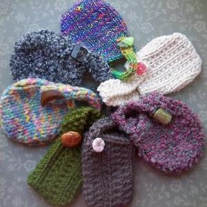 Mini Pouches Knitting Pattern Instant Download..