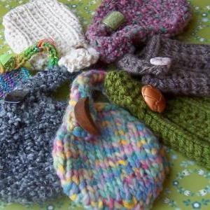 Mini Pouches Knitting Pattern Instant Download..