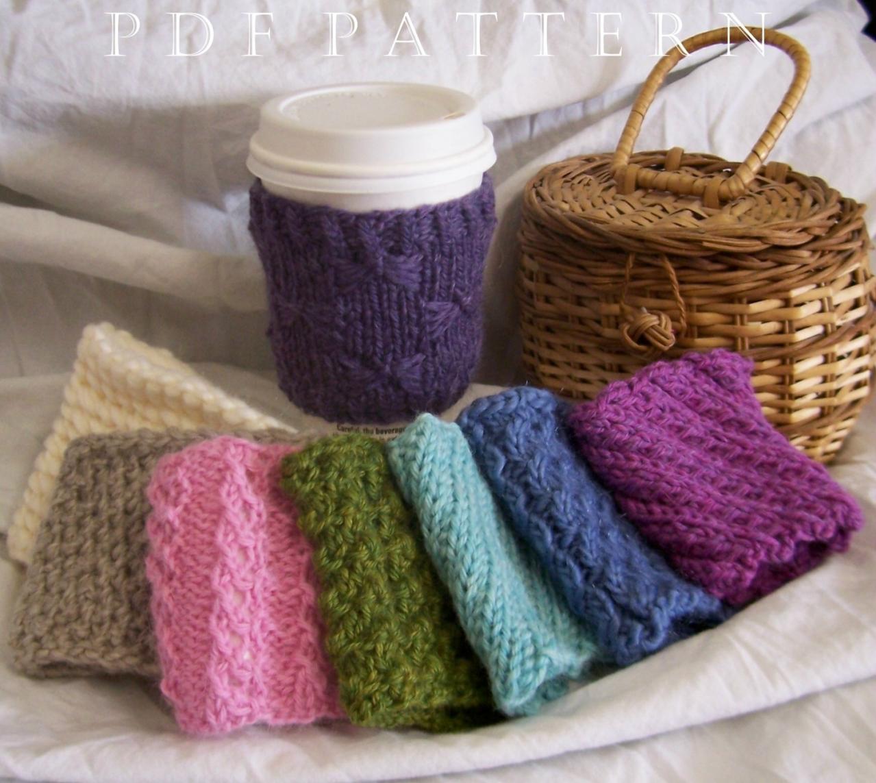 8 Cup Cuddler Instant Download PDF Knitting Patterns - Series II