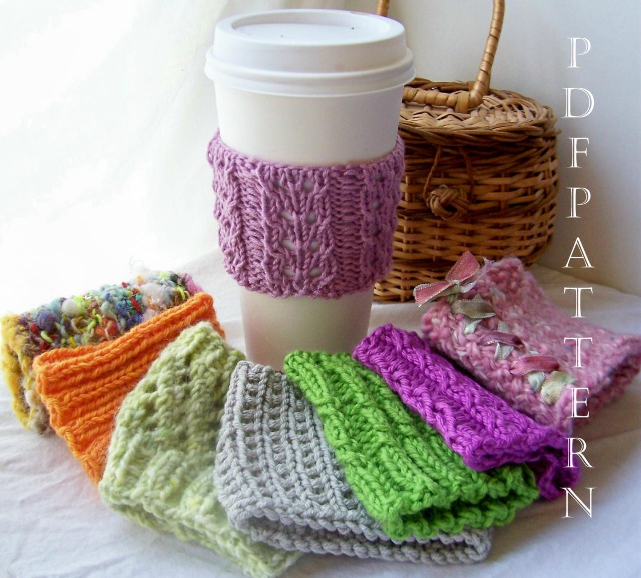 8 Cup Cuddlers Instant Download PDF Knitting Patterns - Series I